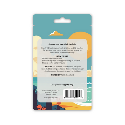 Quelly Duo Insect Bite Itch Relief Patches