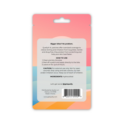 Quelly XL Insect Bite Itch Relief Patches